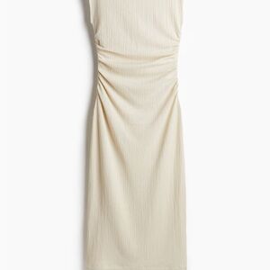 H&M Cream Midi Dress